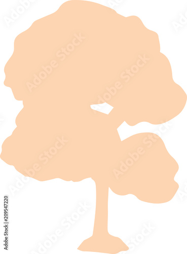 Autumnal Tree silhouette