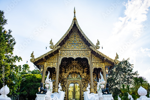 Beautiful landscape of Watphadarabhirom temple photo