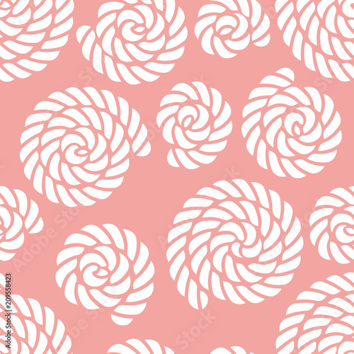 Seamless nautical rope pattern