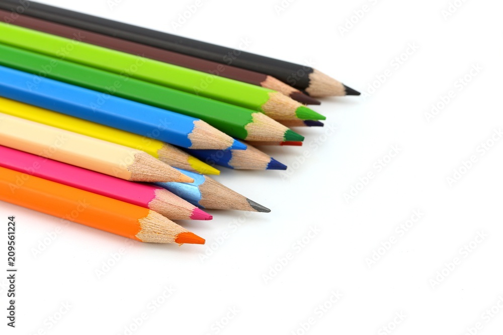 Fototapeta premium Color pencils for art work