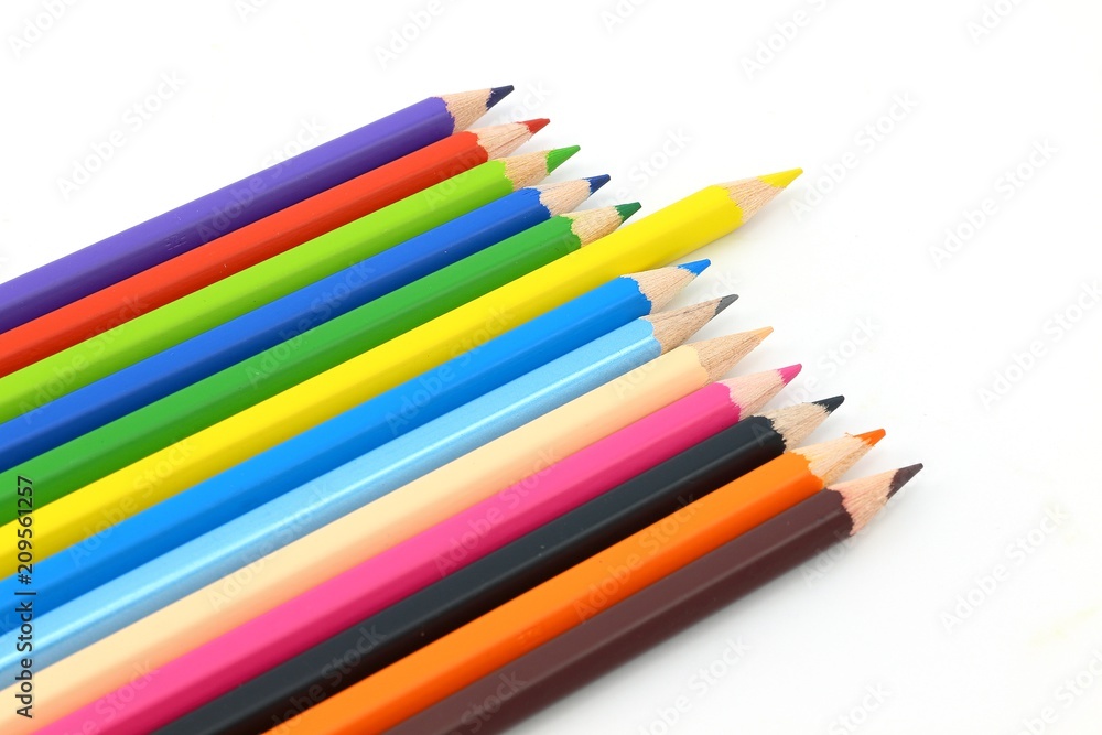 Fototapeta premium Color pencils for art work
