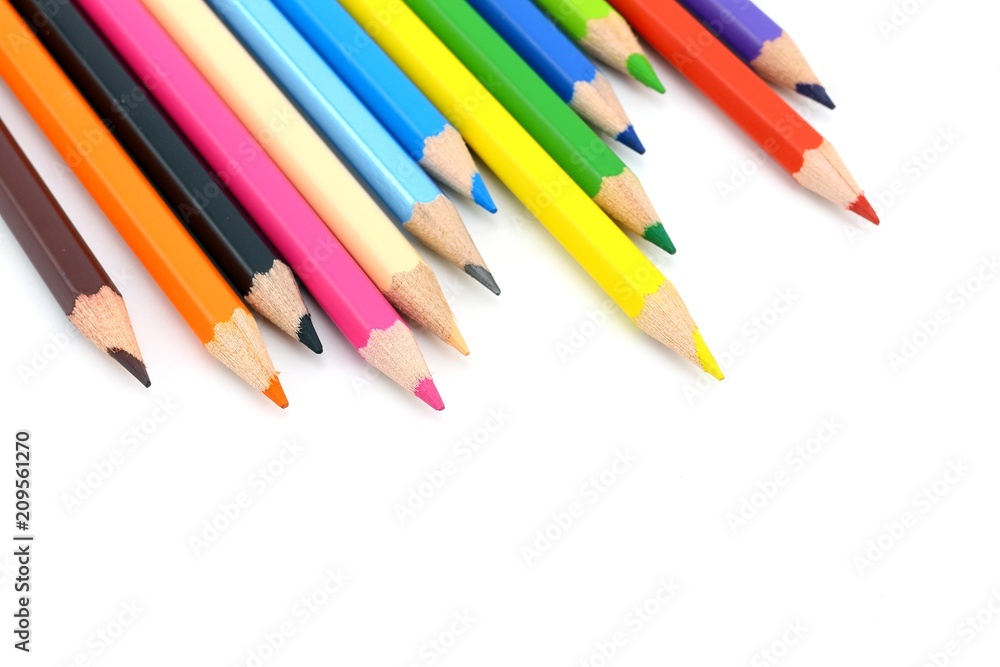 Fototapeta premium Color pencils for art work