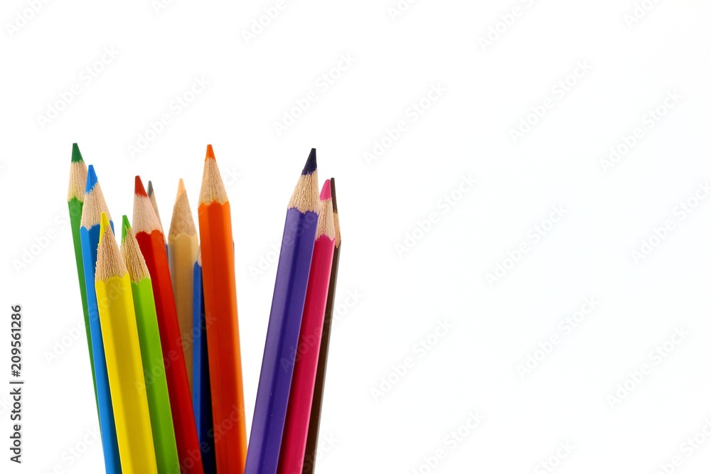 Fototapeta premium Color pencils for art work