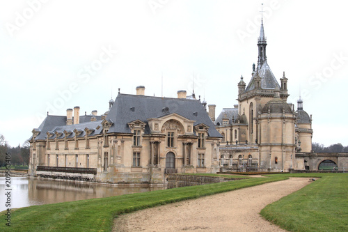 chateau de Chantilly in Champagne Province in France