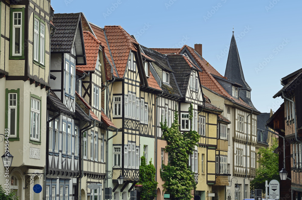 Häuser in der Marktstraße, Wernigerode