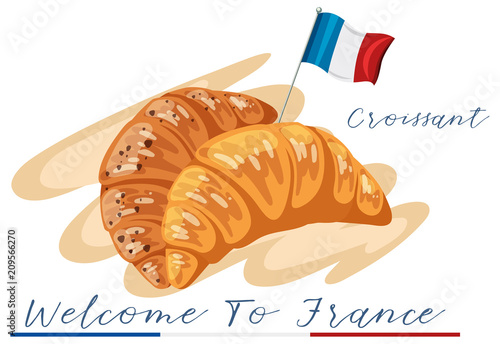 Welcome to france croissant