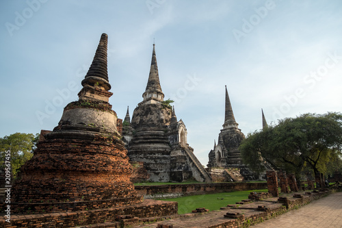 Wat Phra Sri Sanphet  the holiest temple on the site of the old Royal Palace in Thailand s ancient capital of Ayutthaya