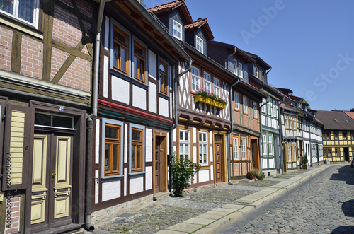 Historische Häuser in der Hinterstraße, Wernigerode © traveldia