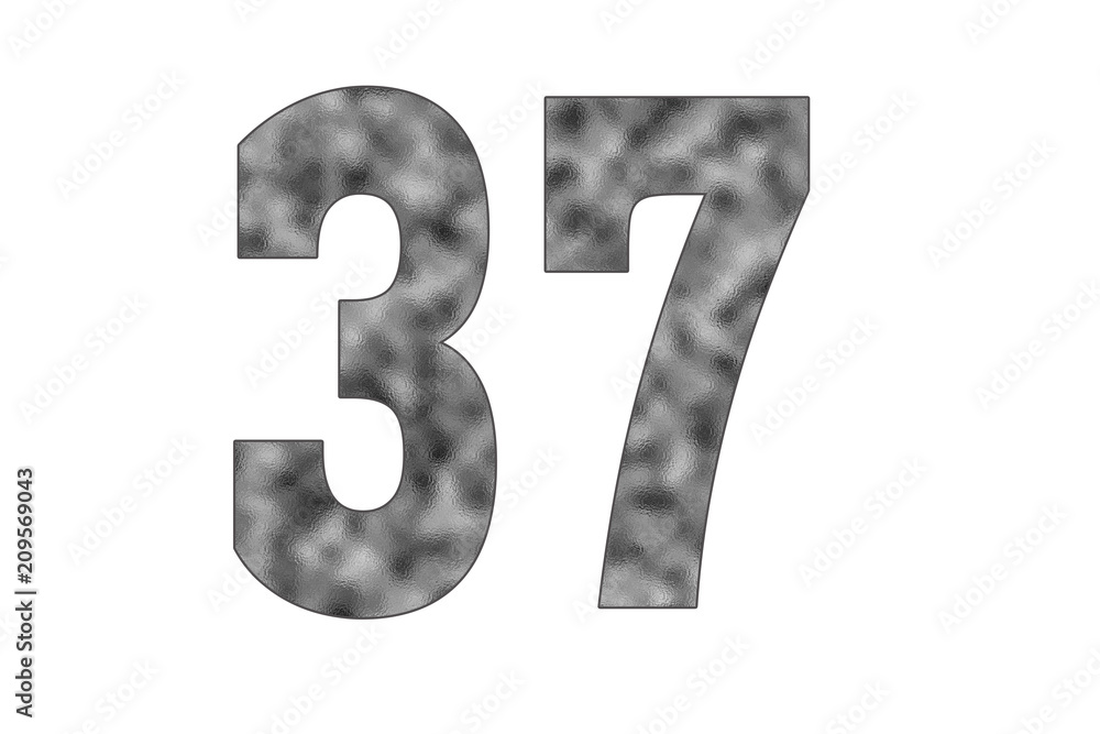 38 Number. Shiny silver textures for designers. White isolated. Percent and Discount Theme 38 Number. Shiny silver textures for designers. White isolated. Percent and Discount Theme