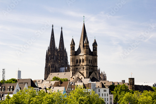 Cologne Cathedral. St Severin church. Cologne, Germany