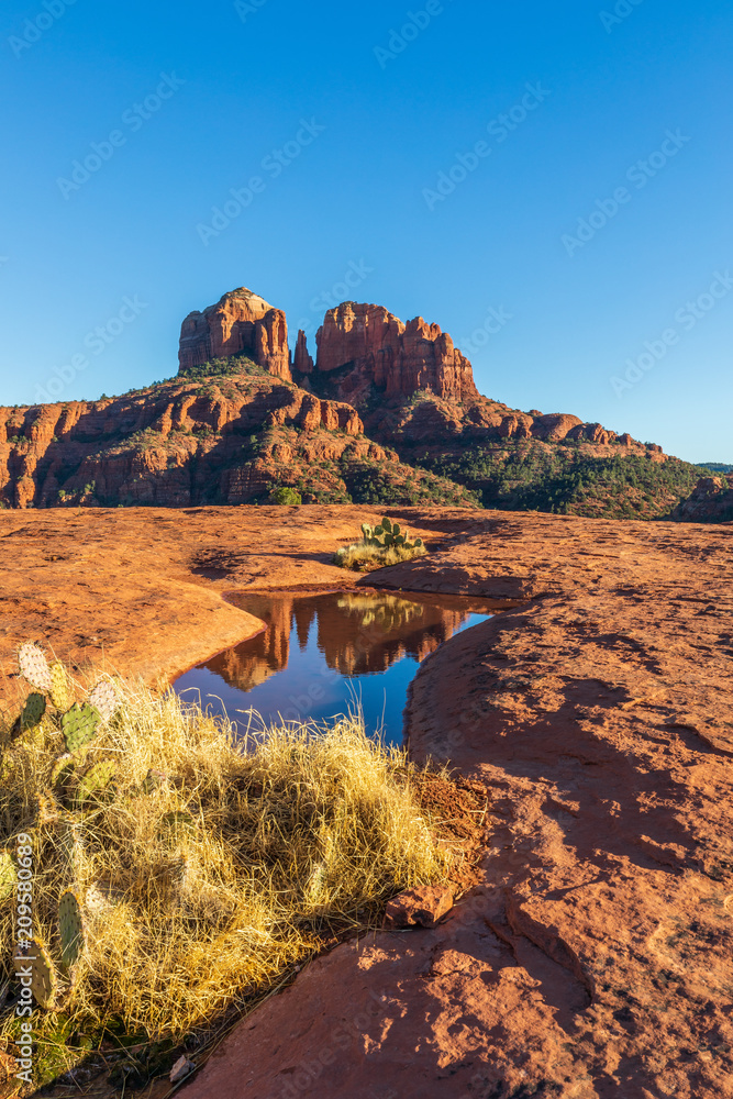Scenic Cathedral Rocks Landscape Sedona Arizona