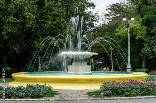A fantastic fountain in Odessa's city park