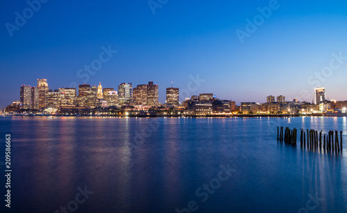 View of Boston downtown, USA