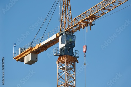 Wallpaper Mural Tall Construction Crane Torontodigital.ca