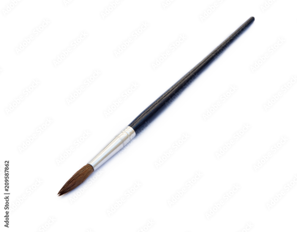 Set of paint brushes isolated on a white background Set of paint brushes isolated on a white background