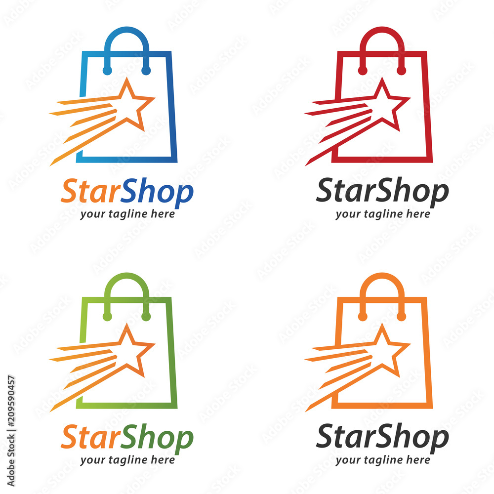 Shopping Logo Design Template Vector Shopping Logo Design Template Vector