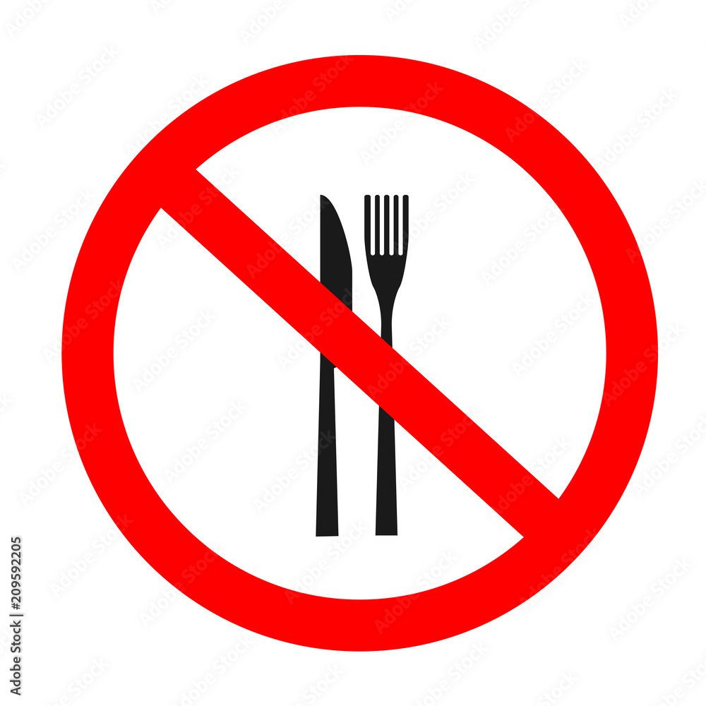no eating sing vector no eating sing vector