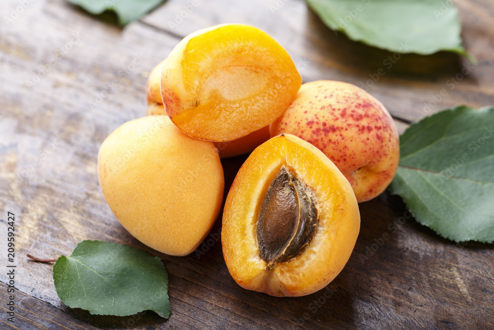 ripe apricots close-up ripe apricots close-up