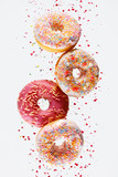 Donut. Sweets Doughnuts On White Background