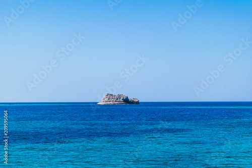 Balos beach in Greece. Sea view and summer landscape. © bramthestocker