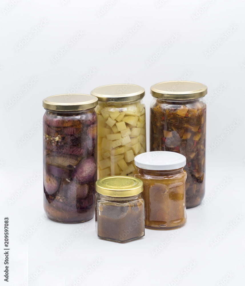 Bottles Reserve Jam Jelly canned white vegetable pickled container bottled green marinated pepper cucumber orgtanic tomato ingredient preserves Bottles Reserve Jam Jelly canned white vegetable pickled container bottled green marinated pepper cucumber orgtanic tomato ingredient preserves