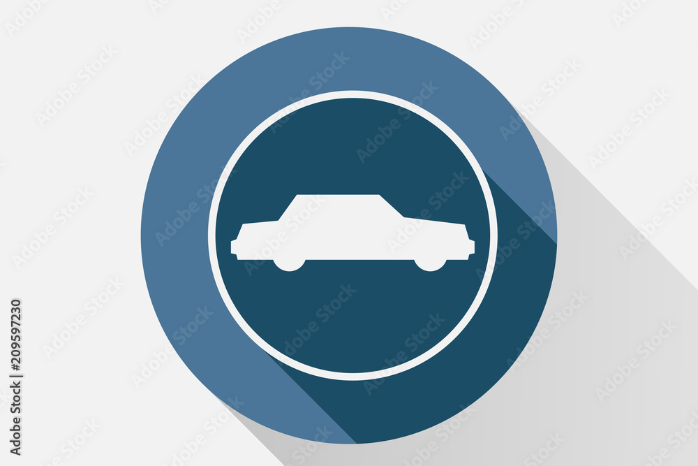 Icono azul de coches.