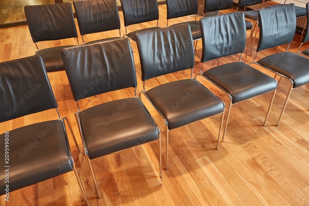 Fototapeta premium Rows of Chairs