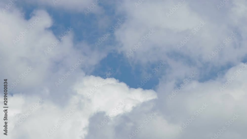 Time lapse video of clouds moving against a blue sky. Time lapse video of clouds moving against a blue sky.