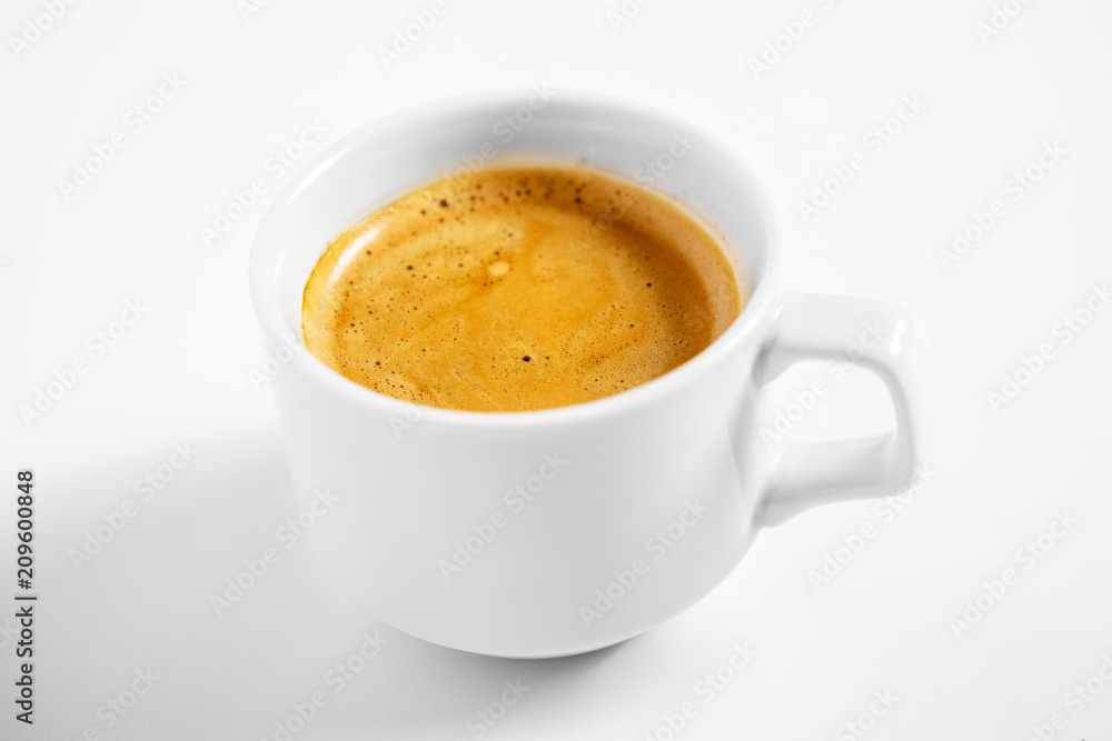 cup coffee isolated on a white background cup coffee isolated on a white background