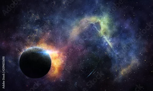 Obraz planeta i kosmos