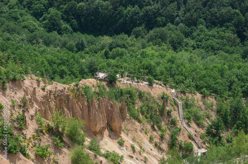 Landscape of Rock Formation Djavolja Varos (Devil's town) in the South of Serbia. Landscape of Rock Formation Djavolja Varos (Devil's town) in the South of Serbia.
