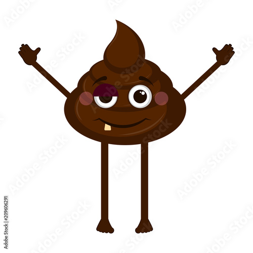 Happy poop emoji