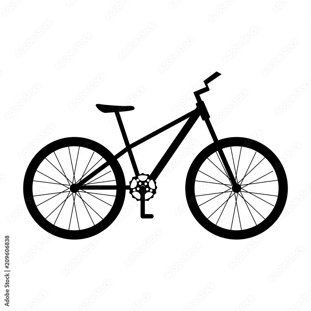 Isolated bicycle icon