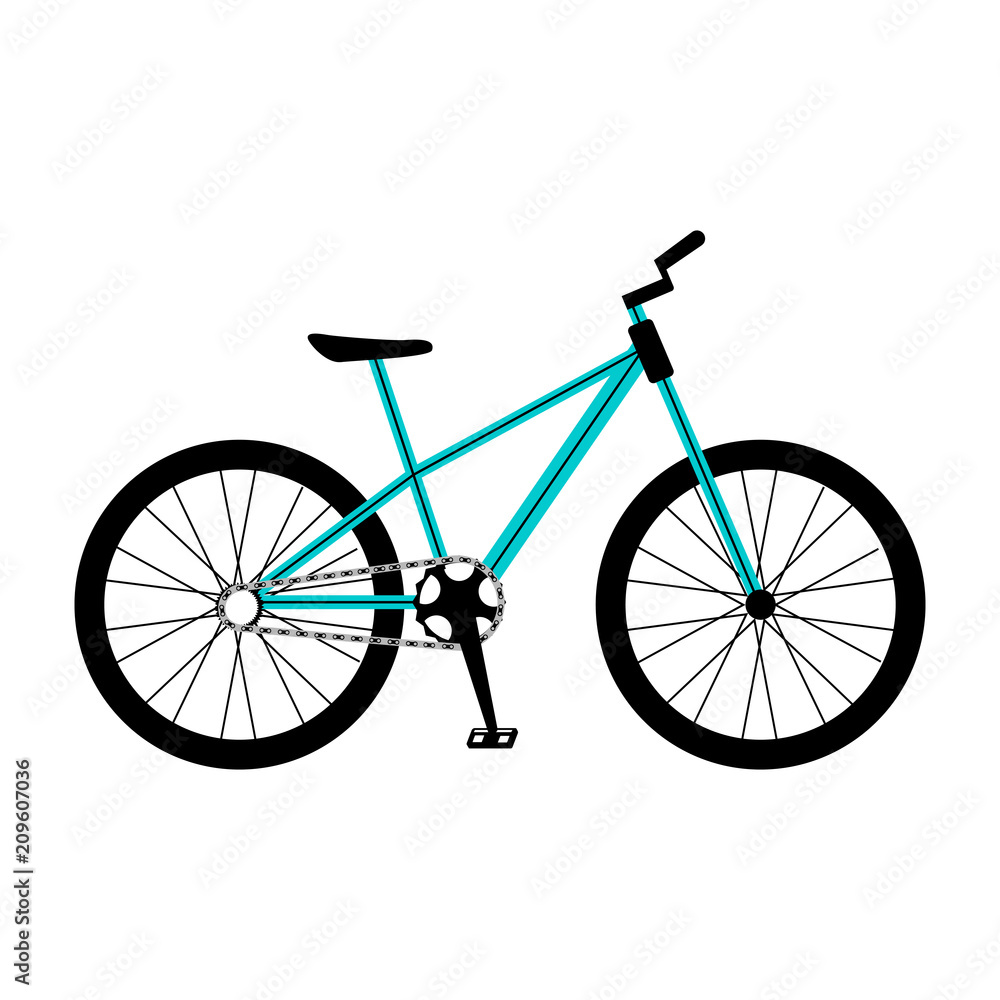 Obraz premium Isolated bicycle icon