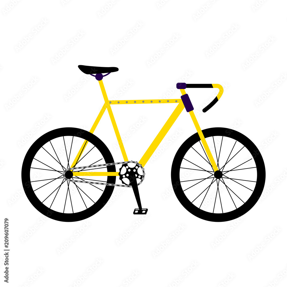 Isolated bicycle icon