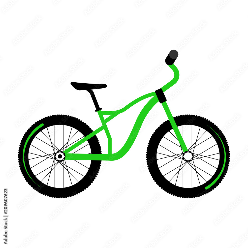 Fototapeta premium Isolated bicycle icon