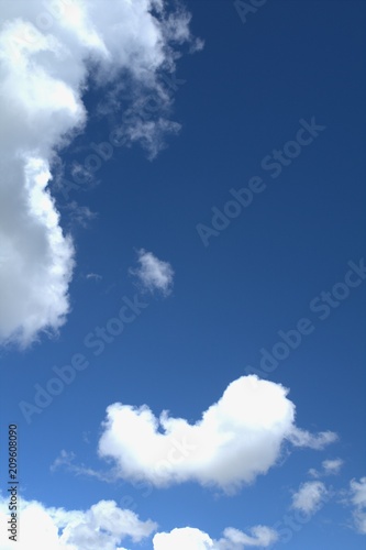 cloud white sky blue nature weather air