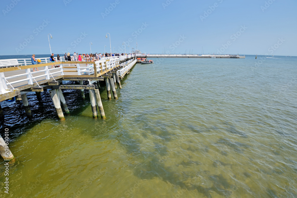Fototapeta premium Molo w Sopocie, Polska