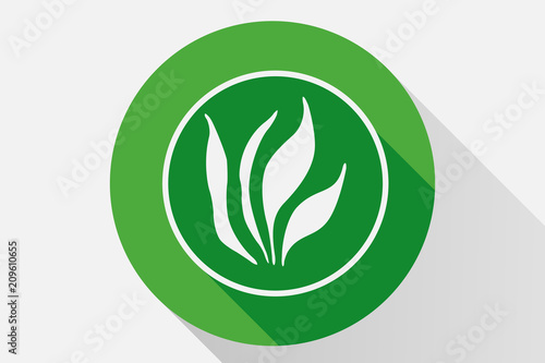 Icono verde de hierba.