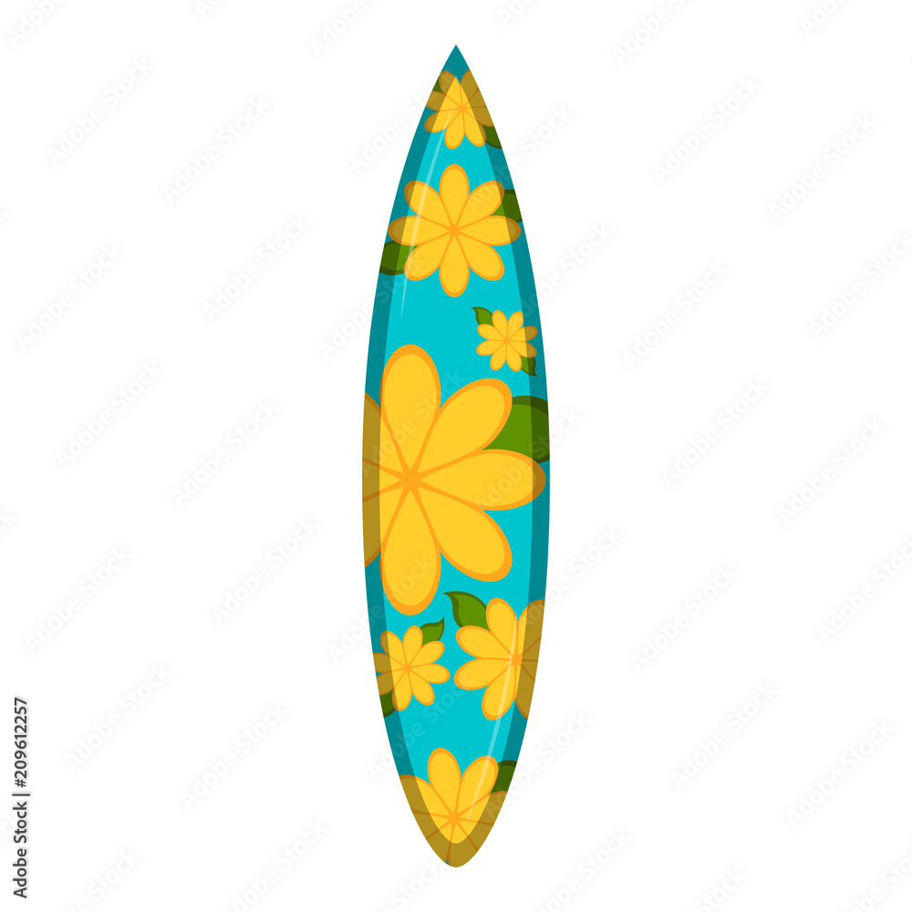 Isolated surfboard icon Isolated surfboard icon