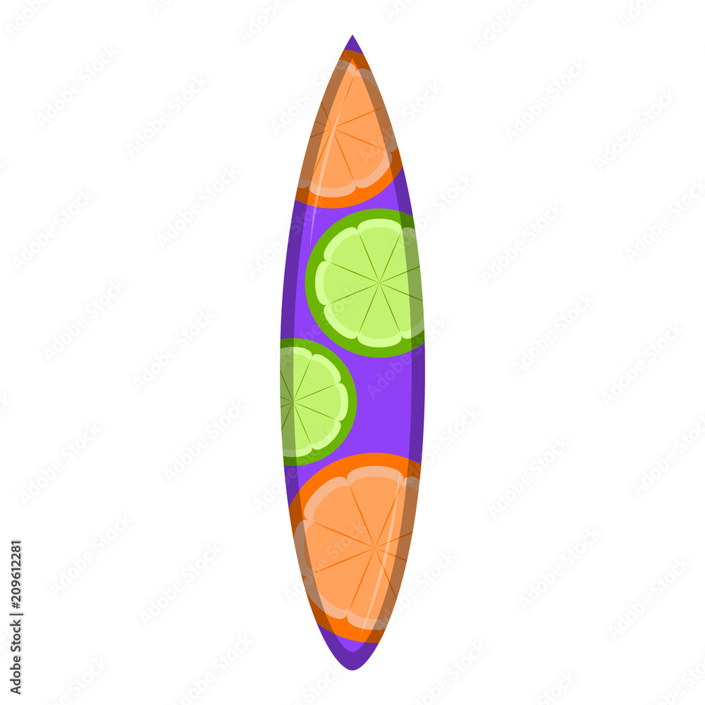 Isolated surfboard icon Isolated surfboard icon