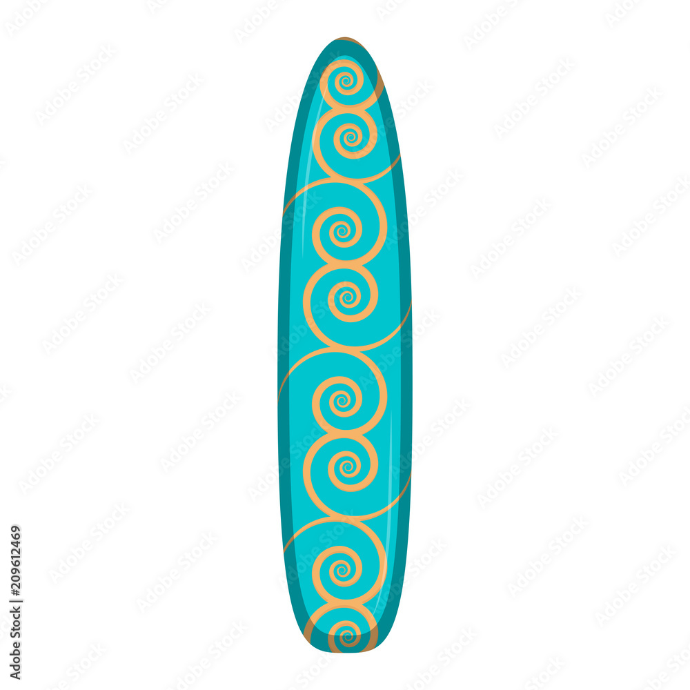 Isolated surfboard icon Isolated surfboard icon