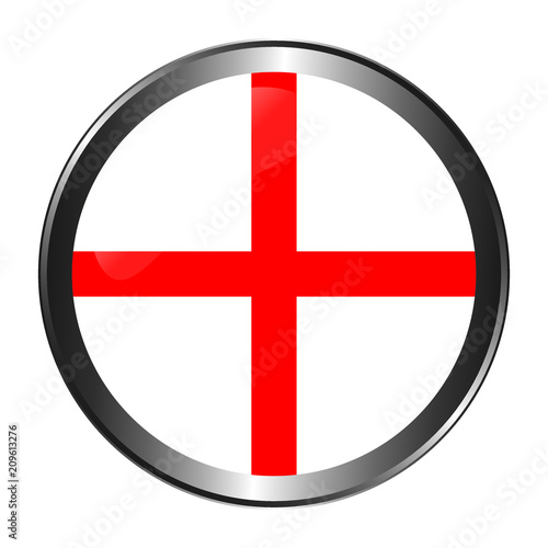 Button England Flagge