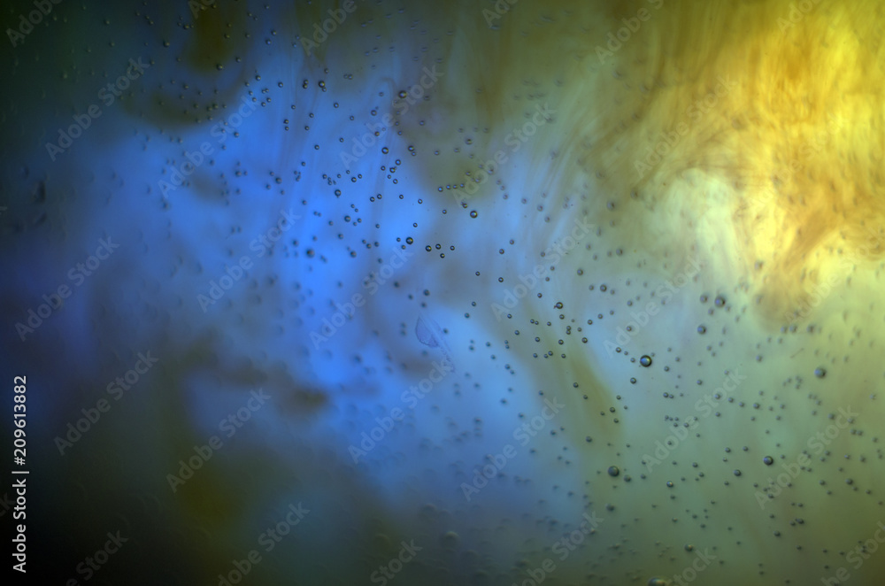 Obraz premium chemical experiment with paints