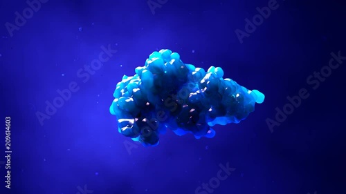 Enzyme or protein in motion photo