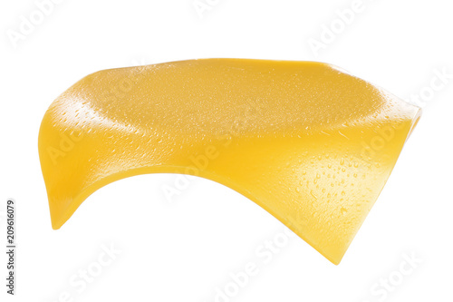 slice of cheese isolated