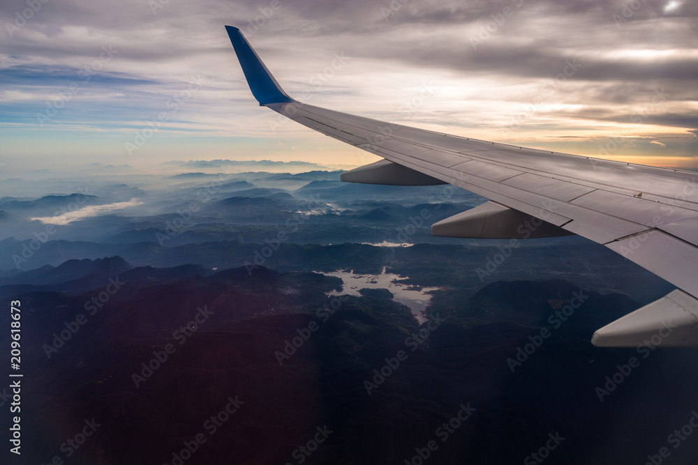 Amaizing view from plane into mountais Amaizing view from plane into mountais