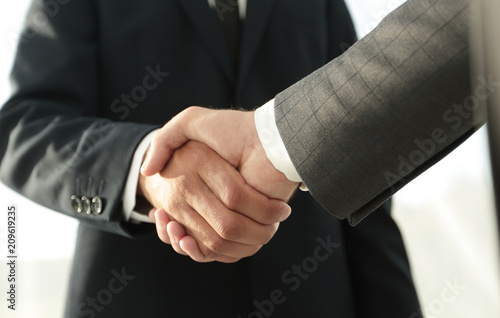 Effective negotiation with client. Business concept photo.