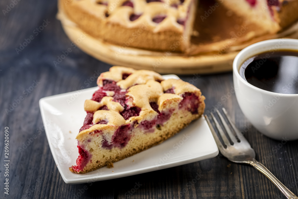 homemade cake with fruit homemade cake with fruit