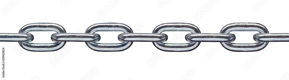 Fototapeta premium chain link metal steel